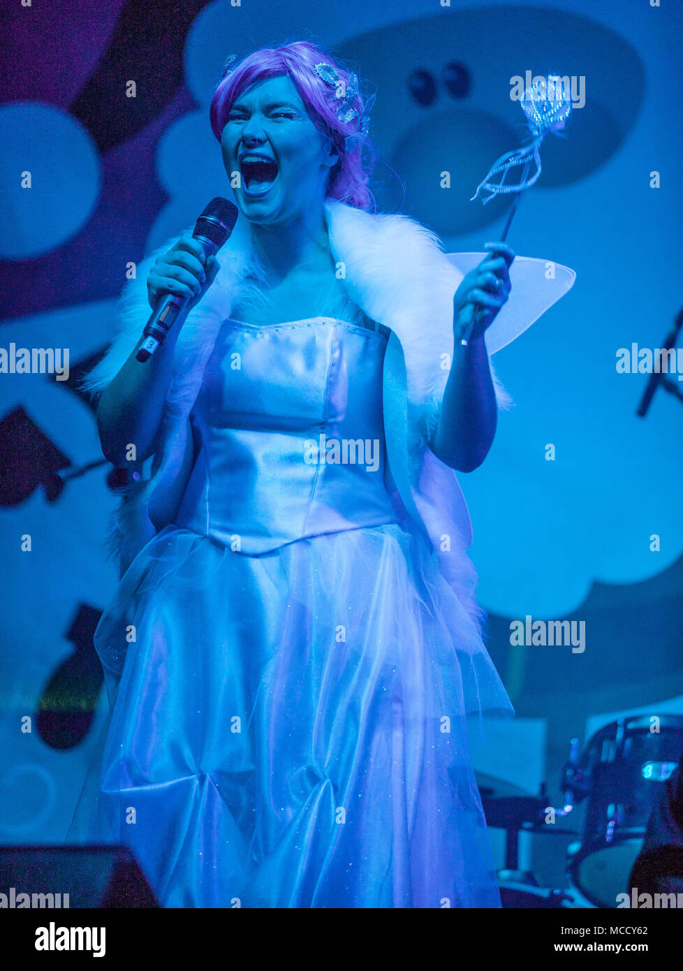 Christmas Lights Entertainment in Sutton Stock Photo Alamy