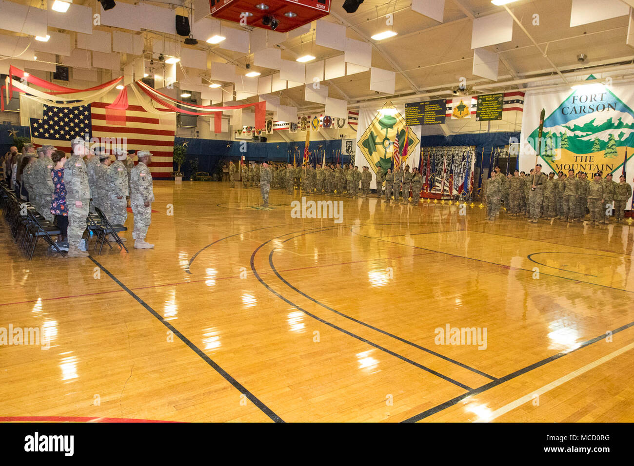 More than 100 Soldier, Family members, and friends gather for a change