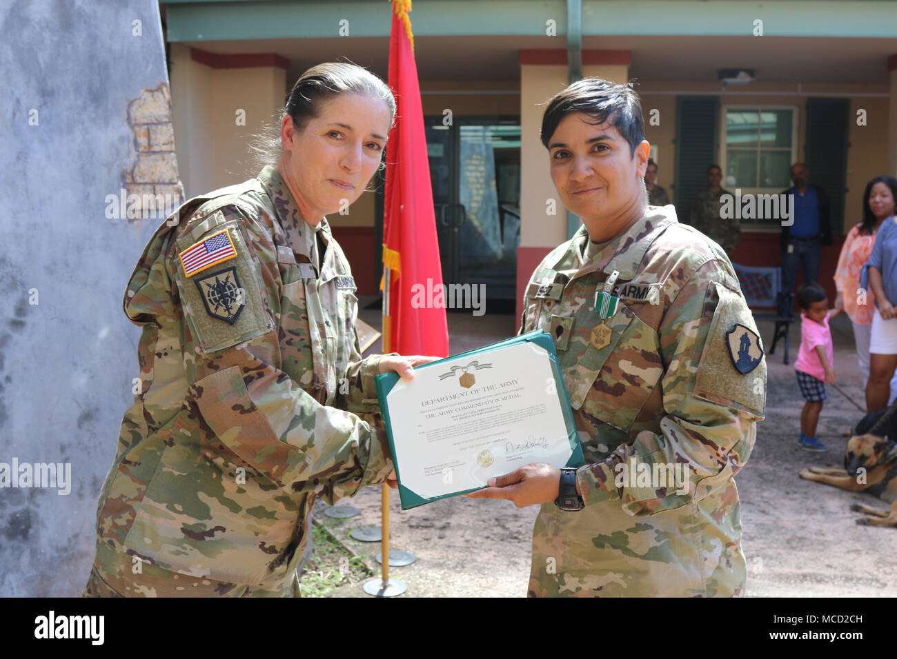Civilian and Soldiers were recognized by the 1st Mission Support ...