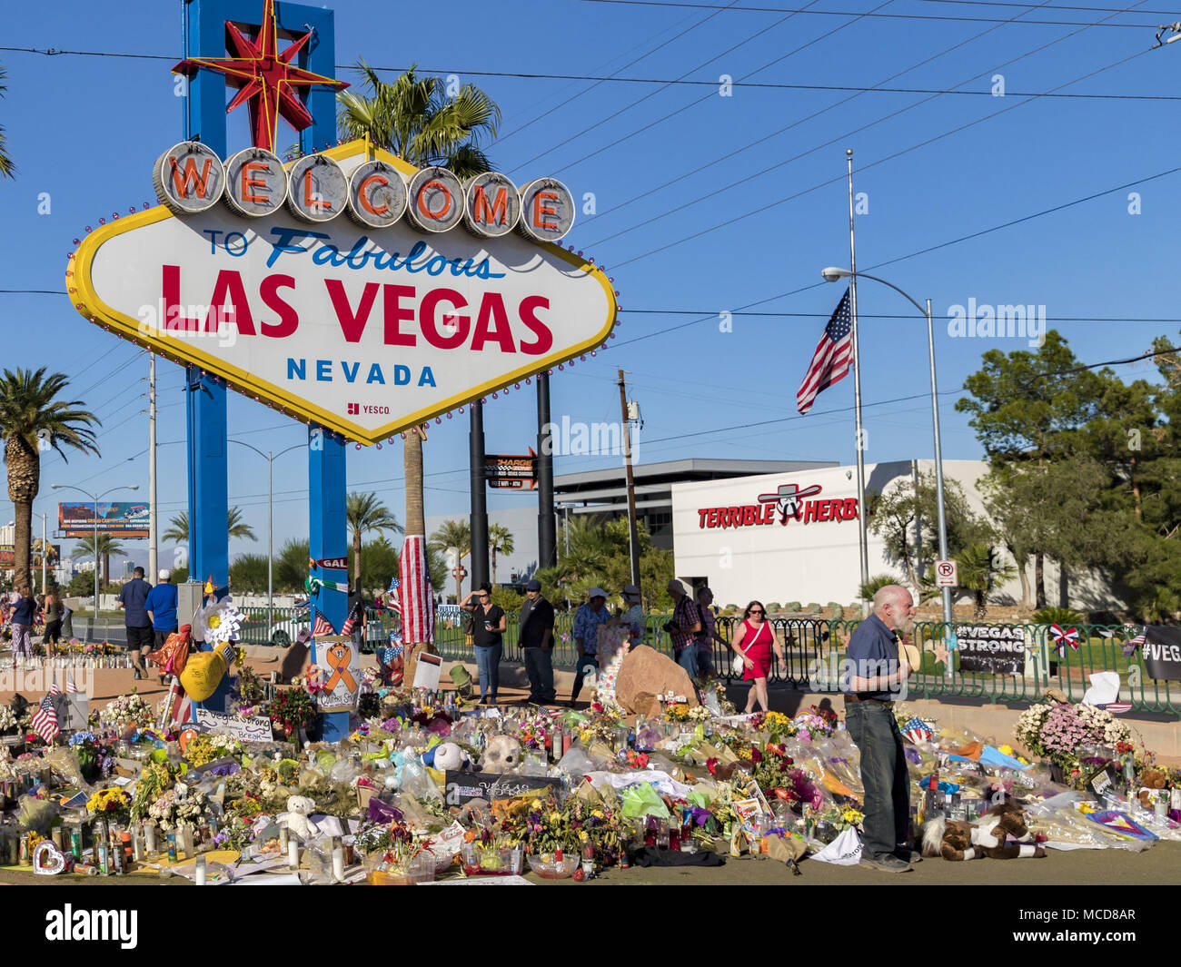 vegas massacre hi-res stock photography and images