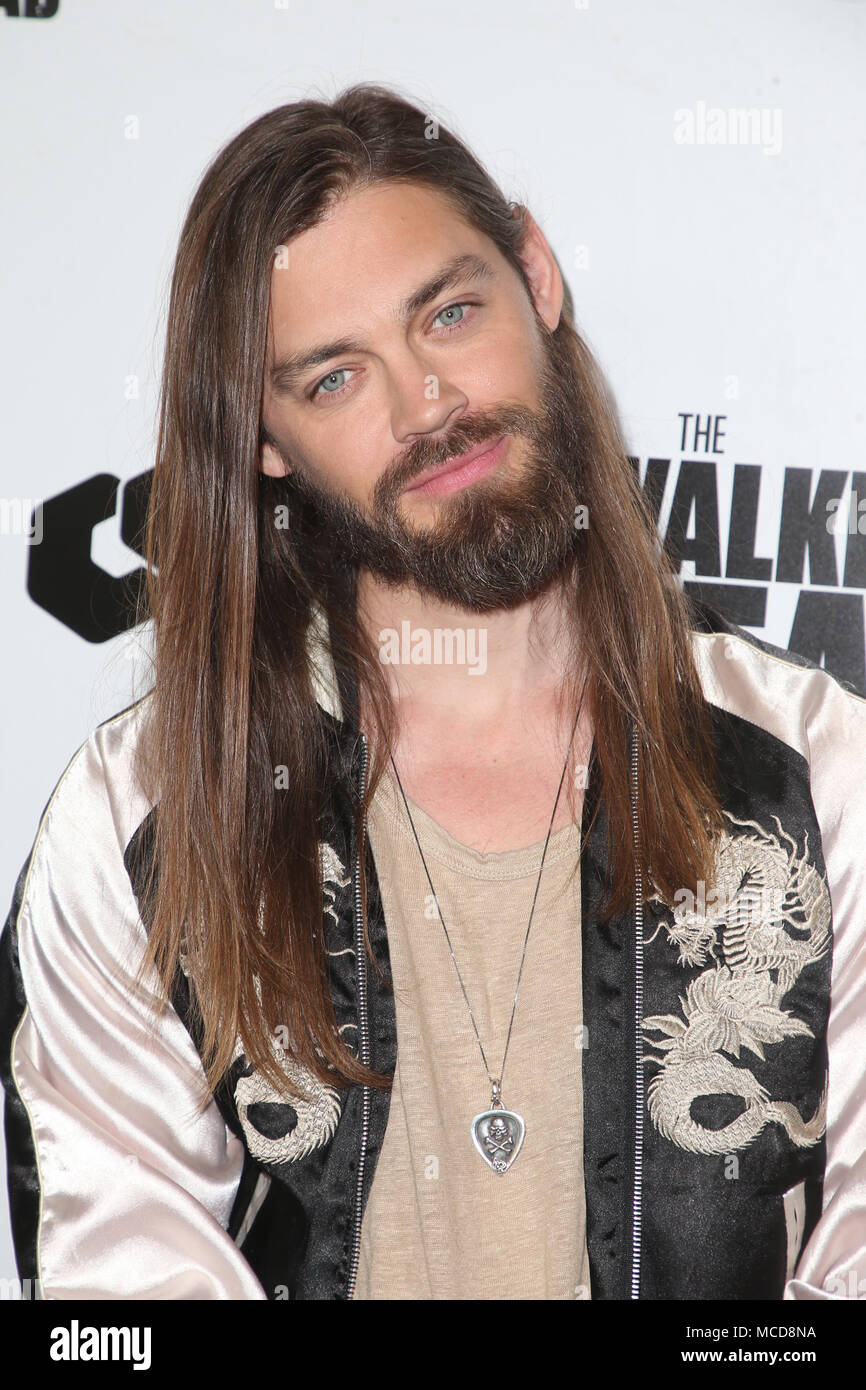Los Angeles, Ca, USA. 15th Apr, 2018. Tom Payne at AMCÕs 'Survival Sunday:  The Walking Dead & Fear the Walking Dead LA Fan Event at AMC Century City  15 in Los Angeles,