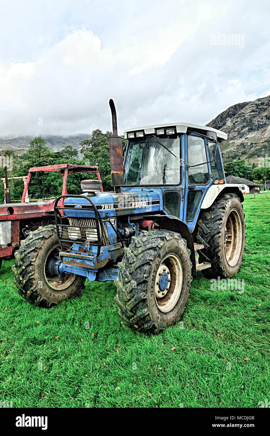 Ford 7810 Tractor Stock Photo