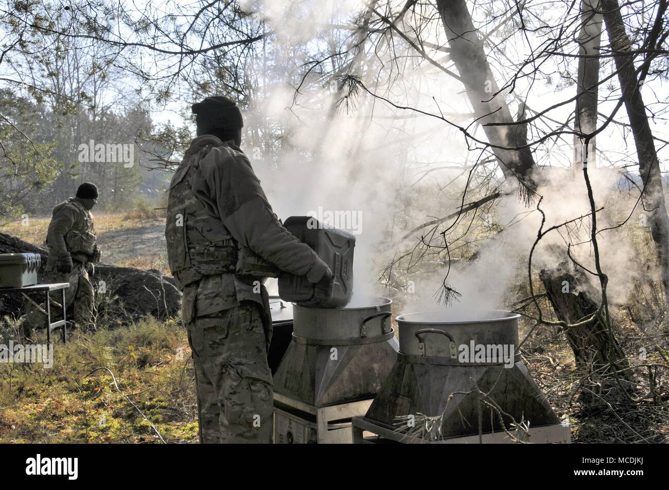 U s army culinary specialists from echo company 1st battalion 3rd