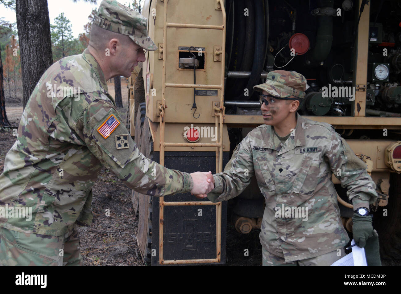 Spc. Antenette Smalls (right), A Petroleum Supply Specialist Assigned ...