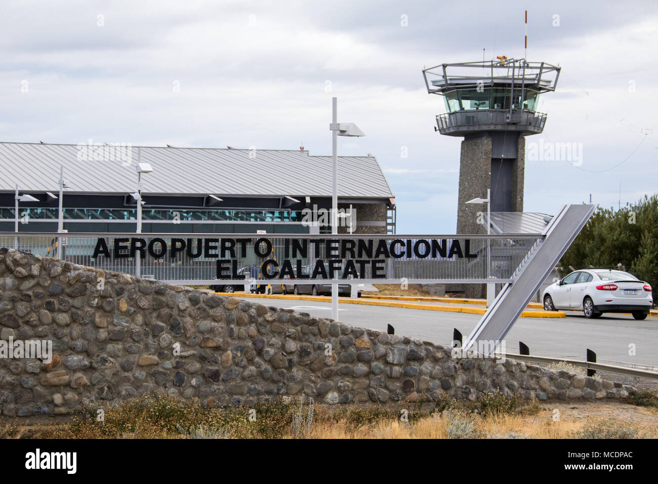 El Calafate Airport, FTE, El Calafate, Argentina Stock Photo