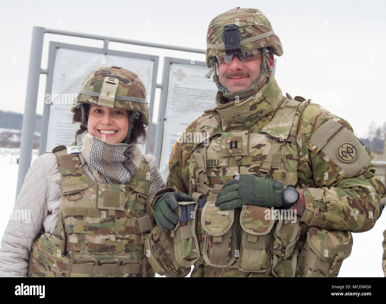 Yavoriv, Ukraine – U.S. Representative Elise Stefanik (R-NY) poses for ...