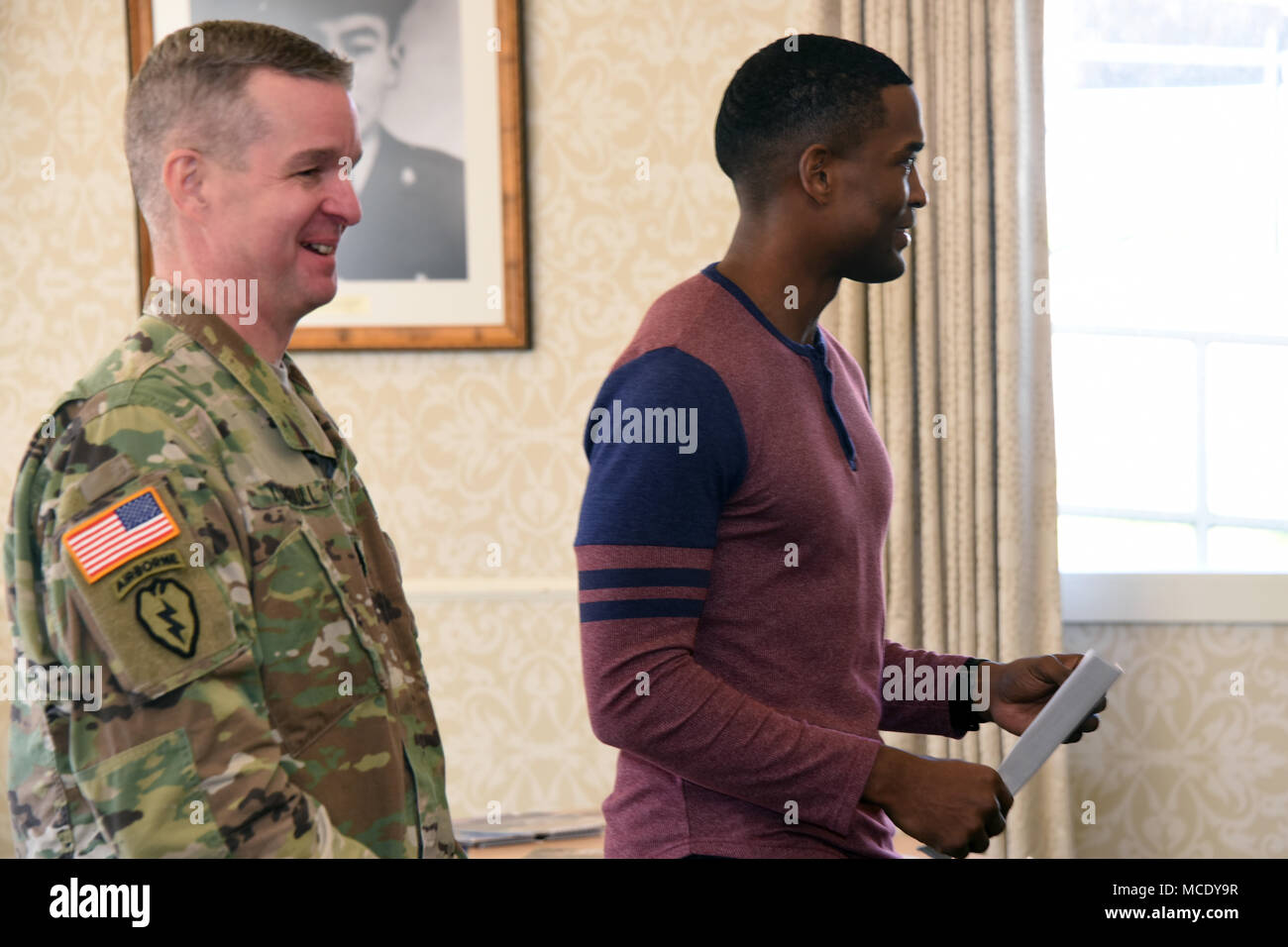 Command Sgt. Maj. David Turnbull, the command sergeant major of the U.S ...