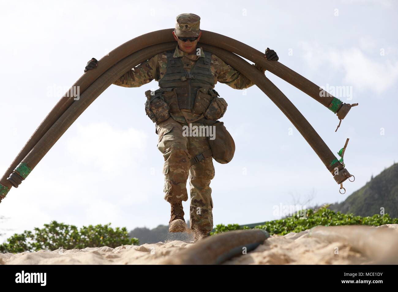 SCHOFIELD BARRACKS, Hawaii A Soldier from the 209th Aviation Support
