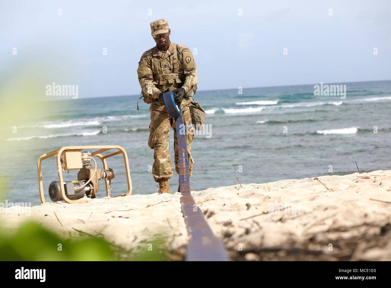 SCHOFIELD BARRACKS, Hawaii A Soldier from the 209th Aviation Support