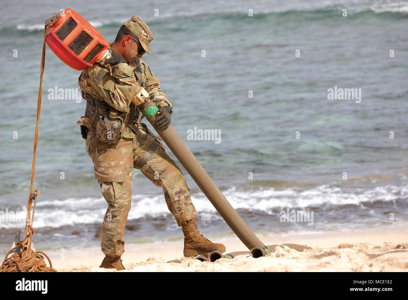 SCHOFIELD BARRACKS, Hawaii A Soldier from the 209th Aviation Support