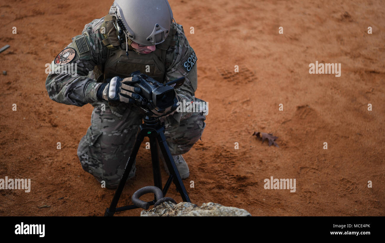 Staff Sgt. James Cason, aerial combat broadcaster, 1st Combat Camera ...