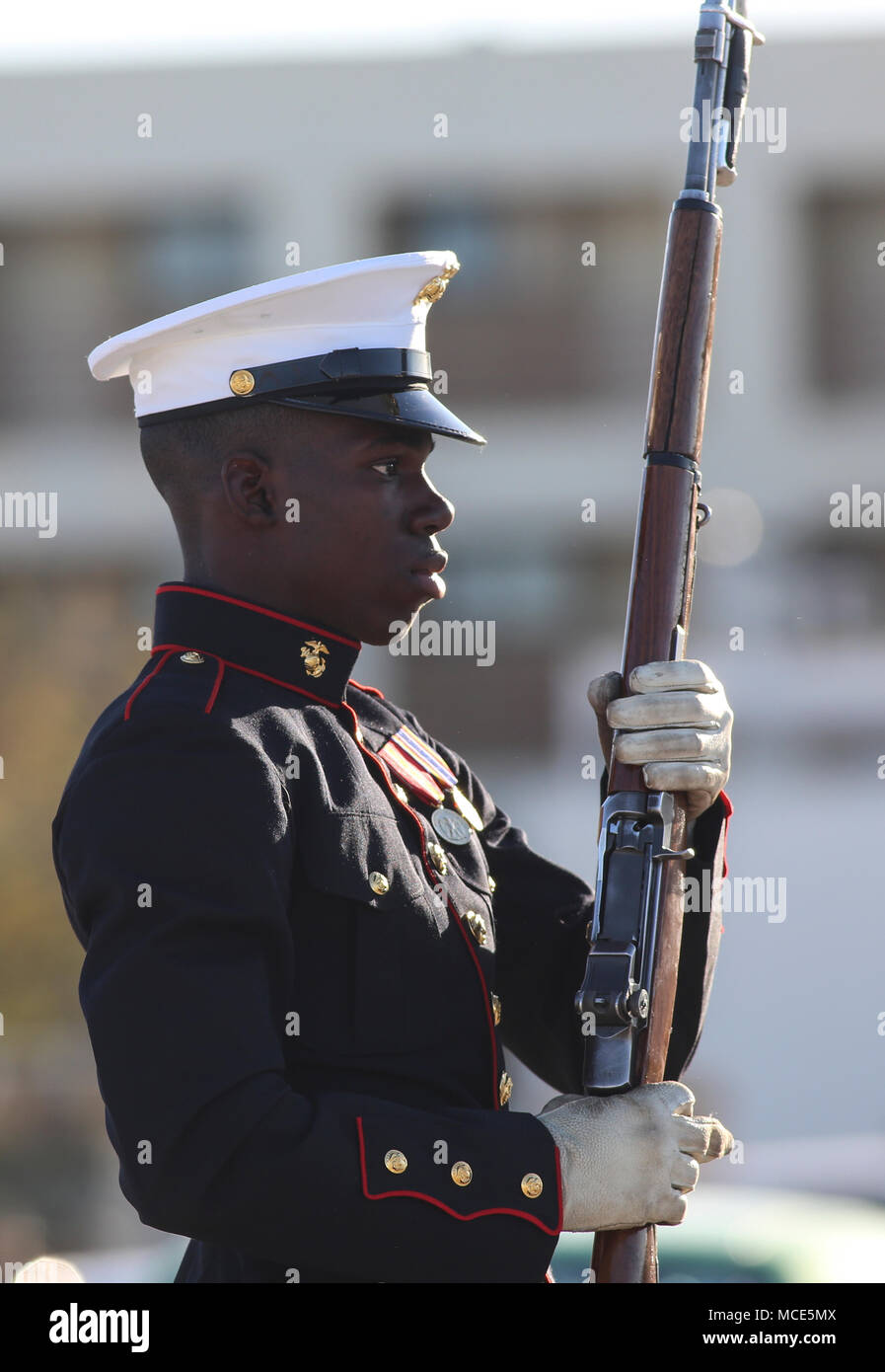 Usmc silent drill team hires stock photography and images Alamy