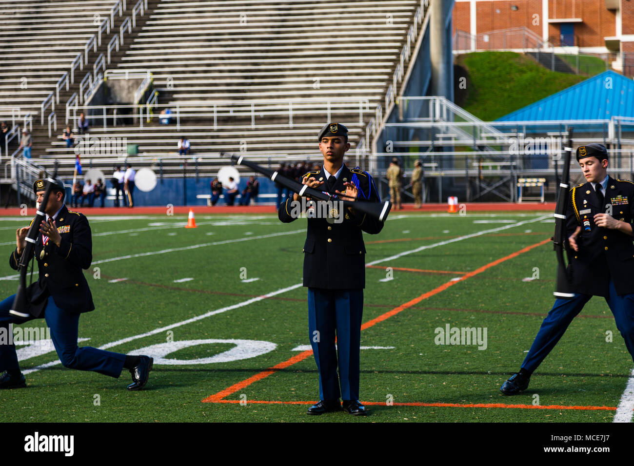 Cadet Christian Wright A Sophomore At Evans High School Evans