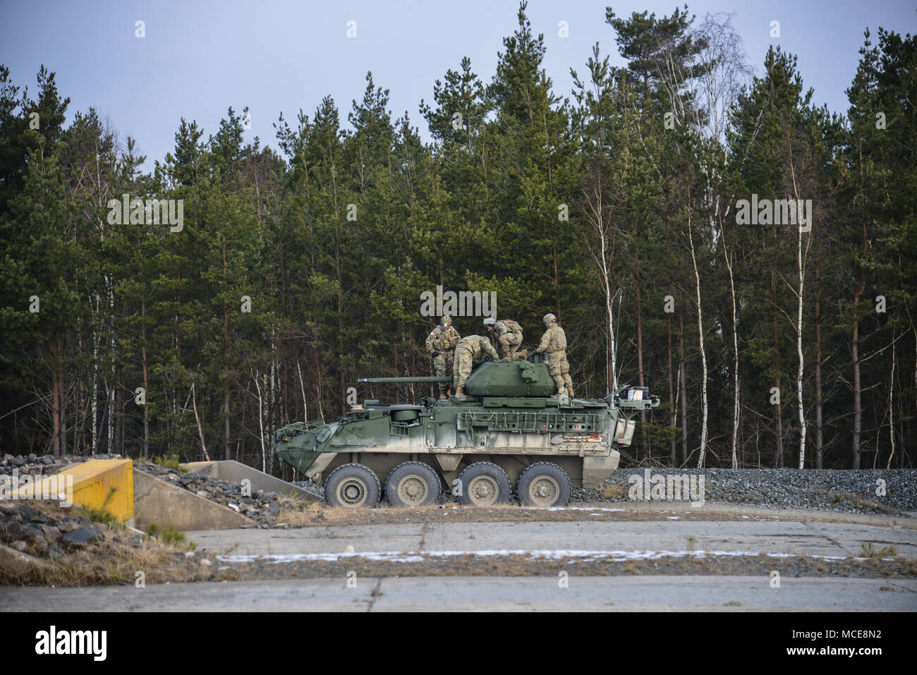 Us Soldiers With 4th Squadron 2nd Cavalry Regiment 2cr Prepare To