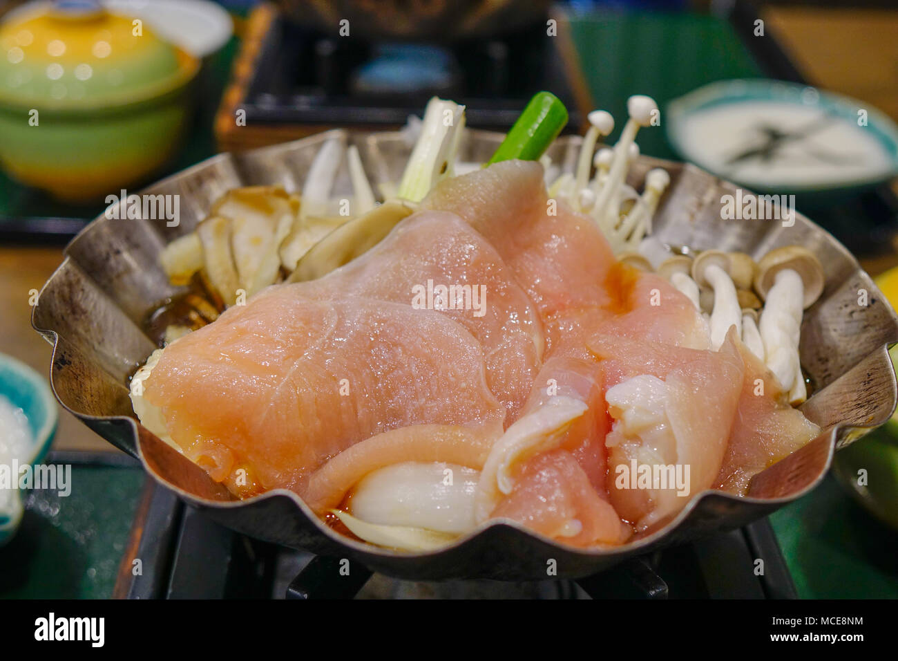 Hoto is a popular regional dish in Yamanashi prefecture. It is a hot pot  dish stewing flat Udon noodles and vegetablesa in miso soup Stock Photo -  Alamy