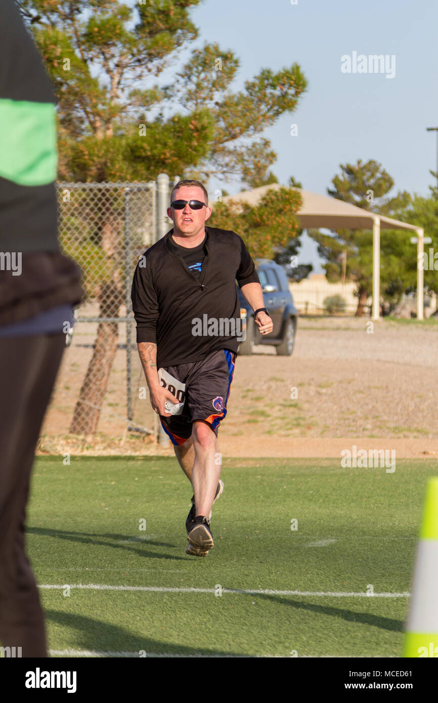 Soldiers from take part in the Fort Huachuca Commanders Cup 10K