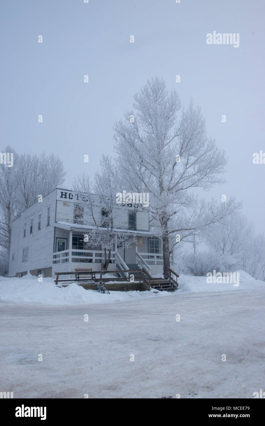 The Hotel Rosebud was built in 1916 with a twostory addition added to