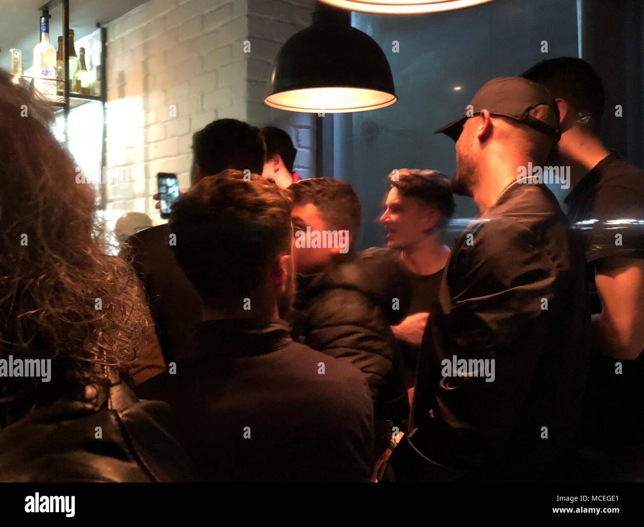 Kyle walker celebrate winning premier league hale wine bar hires stock