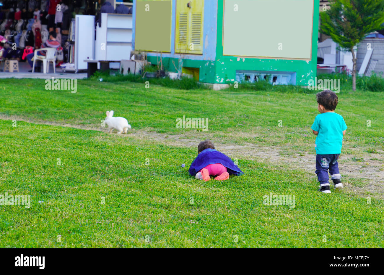 Chasing the rabbit hires stock photography and images Alamy