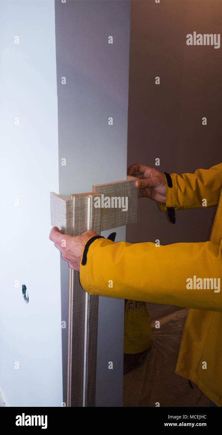 materials for the door frame Stock Photo Alamy