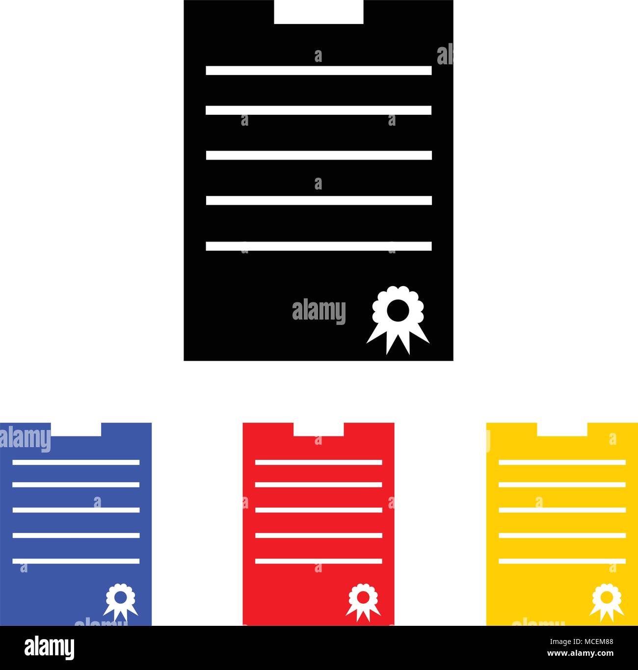 Contract glyph icon. vector illustration. web icon Stock Vector
