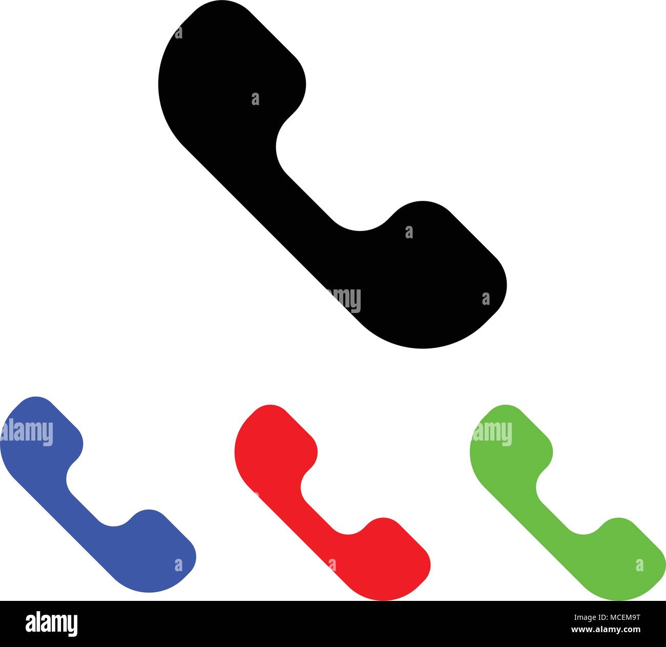 Phone icon in trendy flat style isolated on grey background. vector ...
