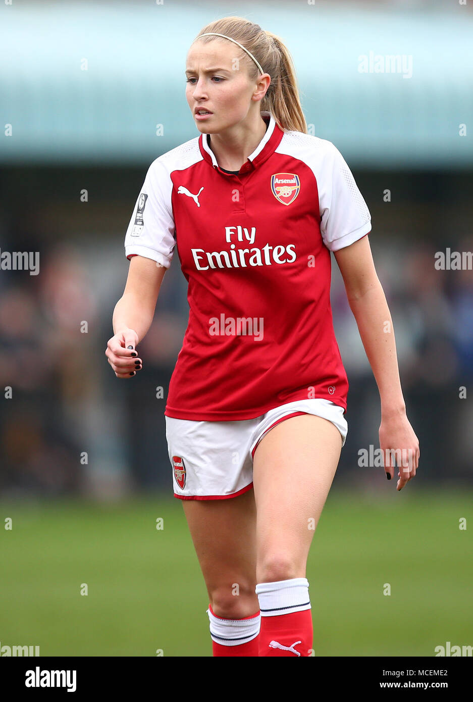 Arsenal Women's Leah Williamson during the SSE Women's FA Cup Semi