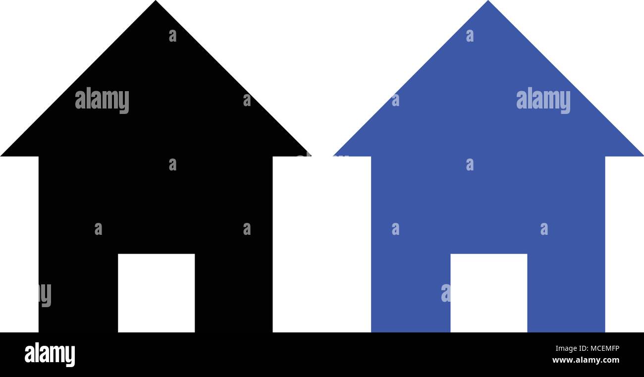 Home glyph icon. vector illustration. web icon Stock Vector