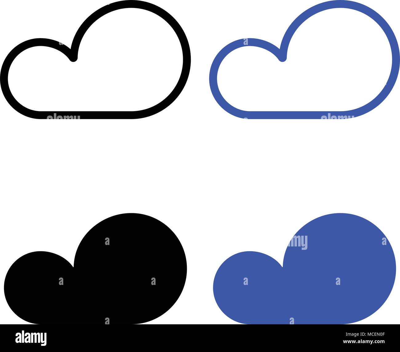 Cloud flat icon. weather icon. vector illustration Stock Vector