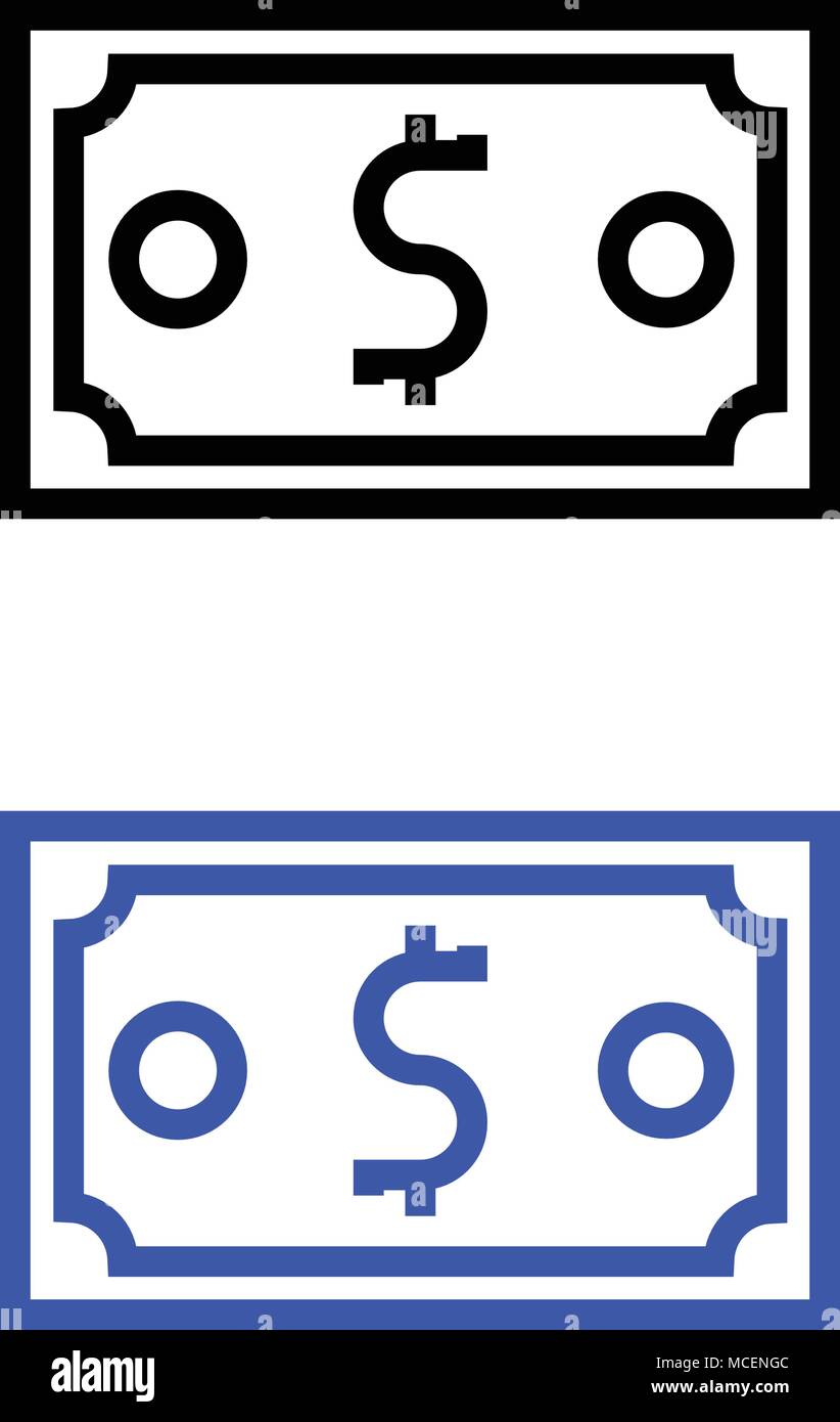 Dollar Bill Clipart Black And White