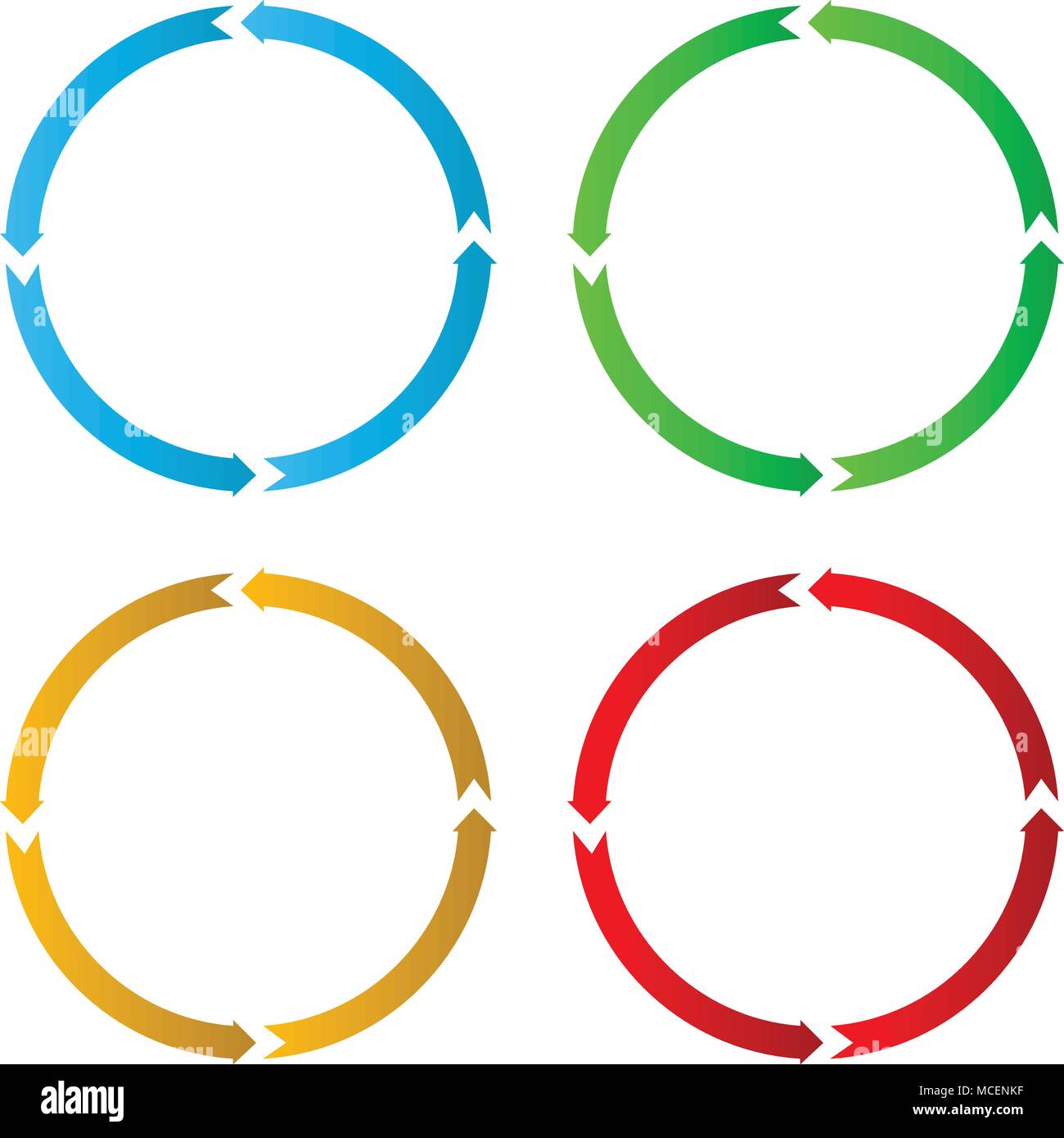The waste processing icon. Bio symbol. Flat Vector illustration Stock Vector