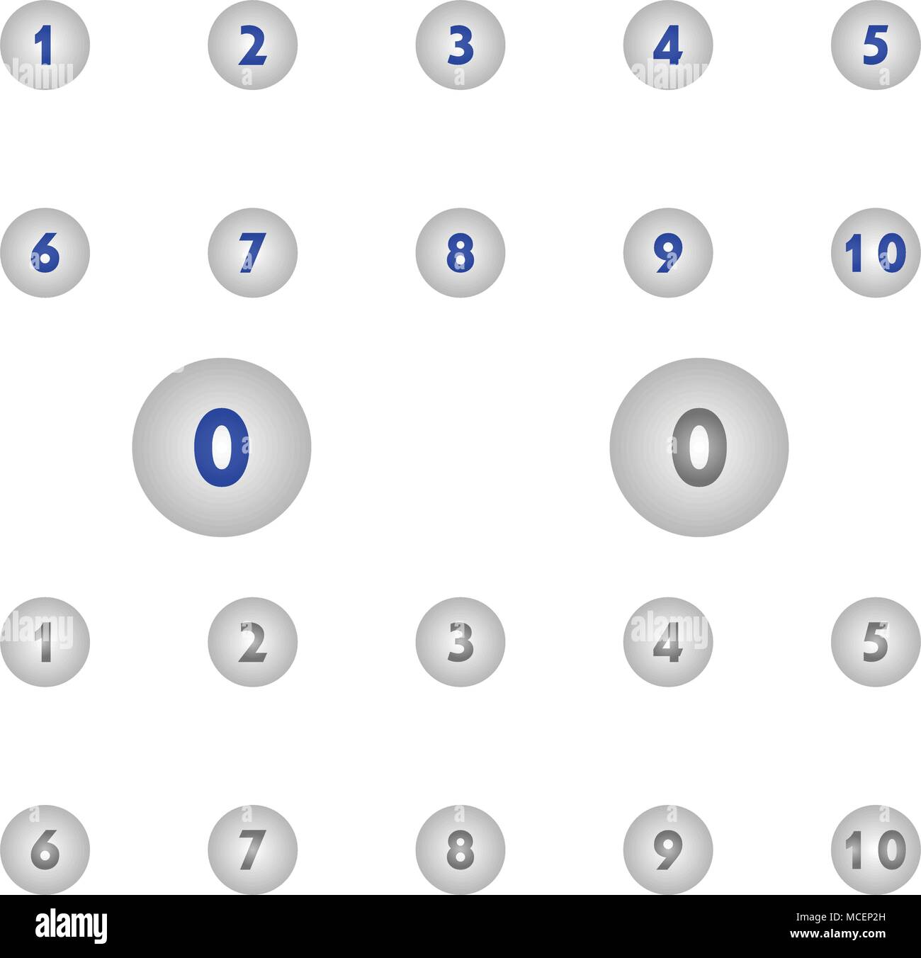 Numbers Illustration Circle High Resolution Stock Photography and Images - Alamy