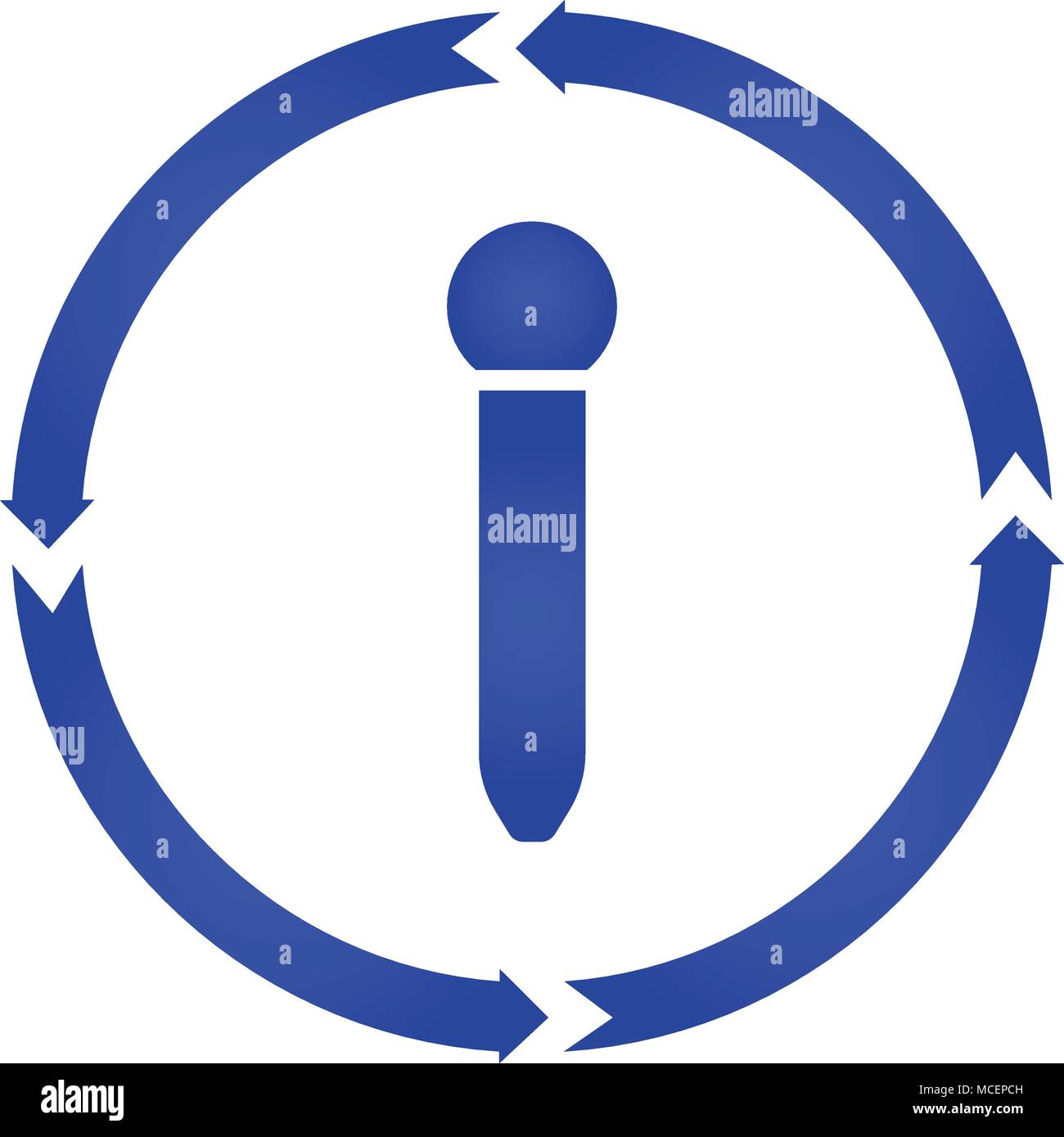 Microphone turn icon. vector illustration. flat style Stock Vector
