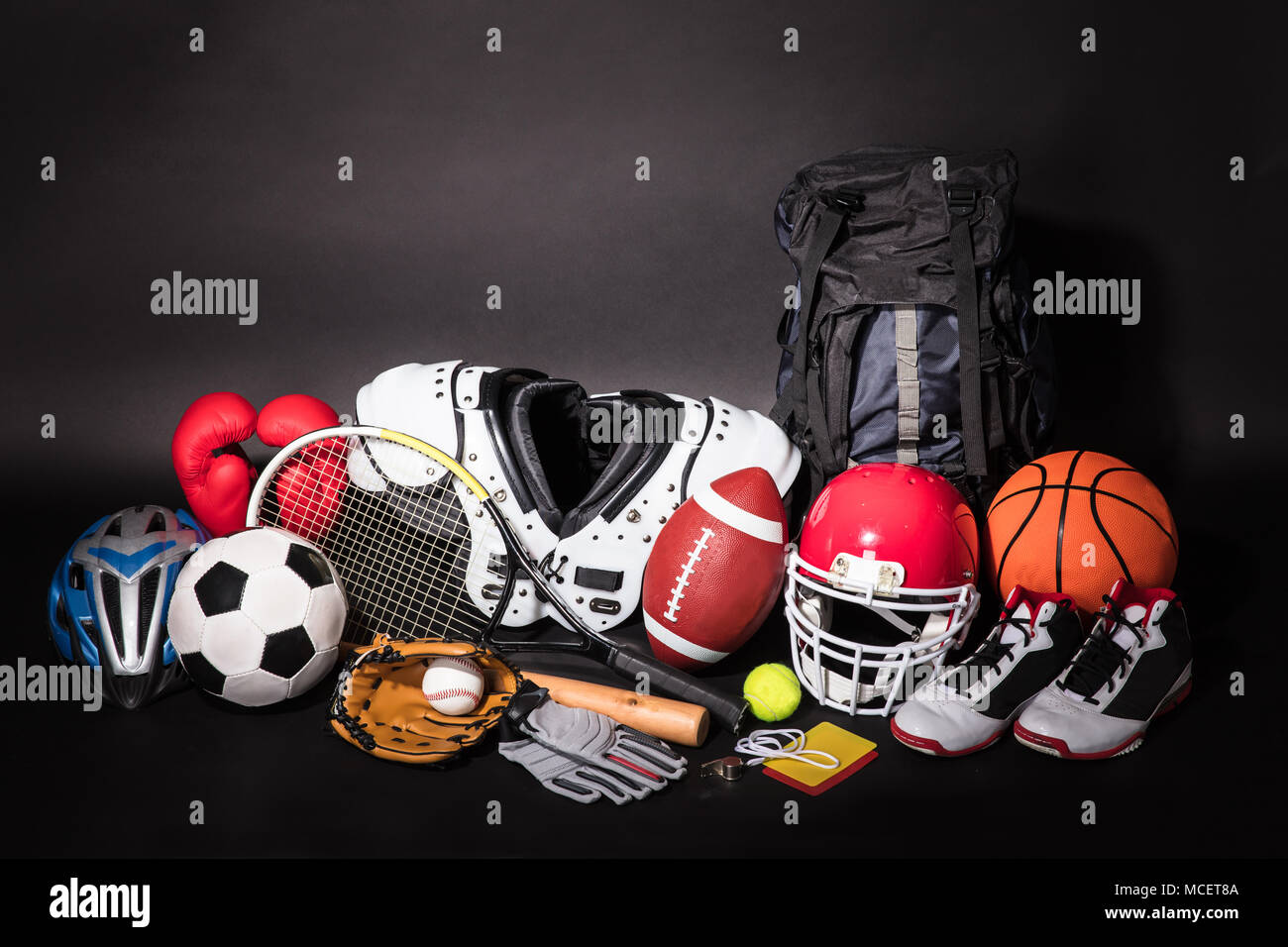 Sport equipments hires stock photography and images Alamy