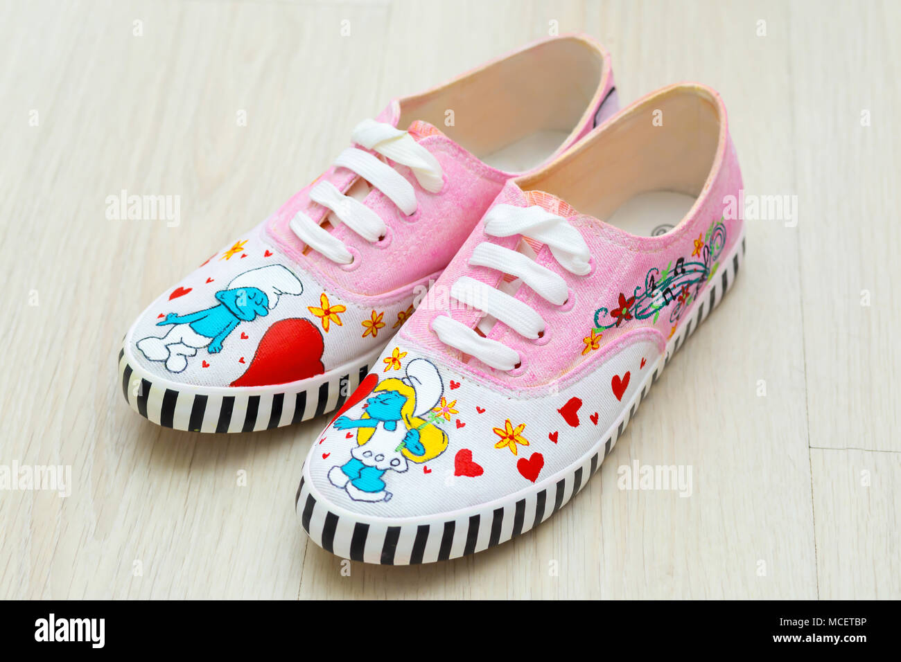Painted shoes hi-res stock photography and images - Alamy