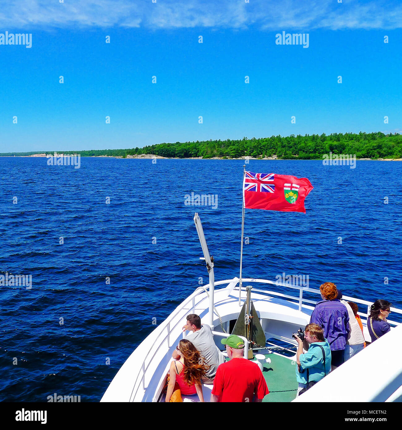 Georgian Bay. Canadian wilderness. Stock Photo