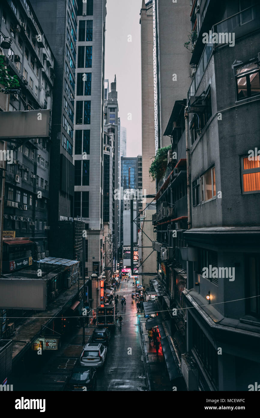 Hong Kong street photography Stock Photo Alamy