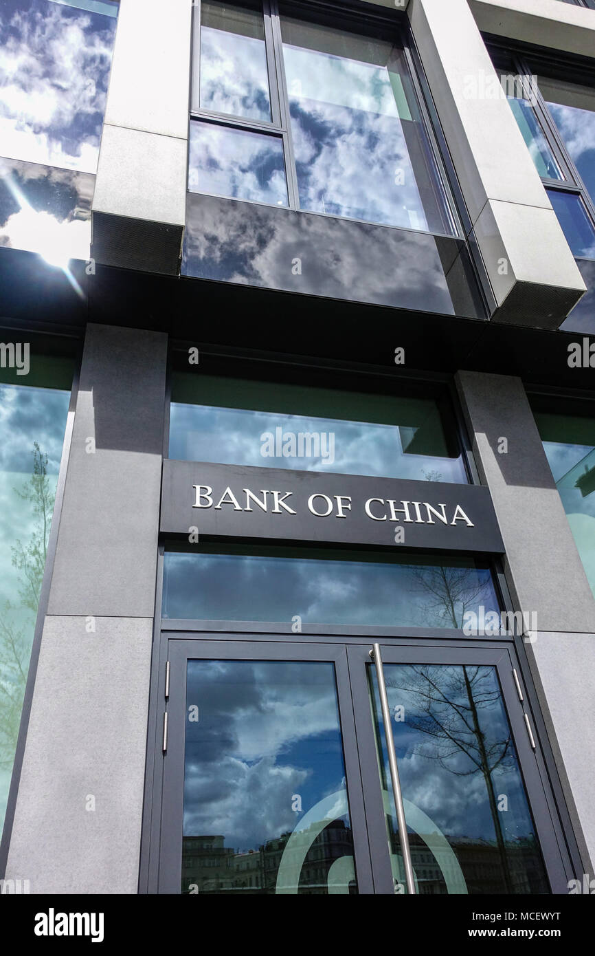 Bank of China, Na Florenci, Prague, Czech Republic Bank of China Stock Photo