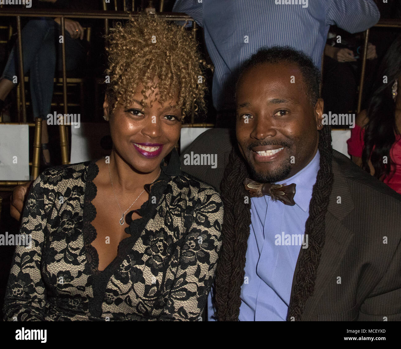 Art Hearts Fashion Los Angeles Fashion Week - Celebrity Sightings at The MacArthur - Day 4  Featuring: Nyki Allen, Spencer Allen Where: Los Angeles, California, United States When: 16 Mar 2018 Credit: Sheri Determan/WENN.com Stock Photo