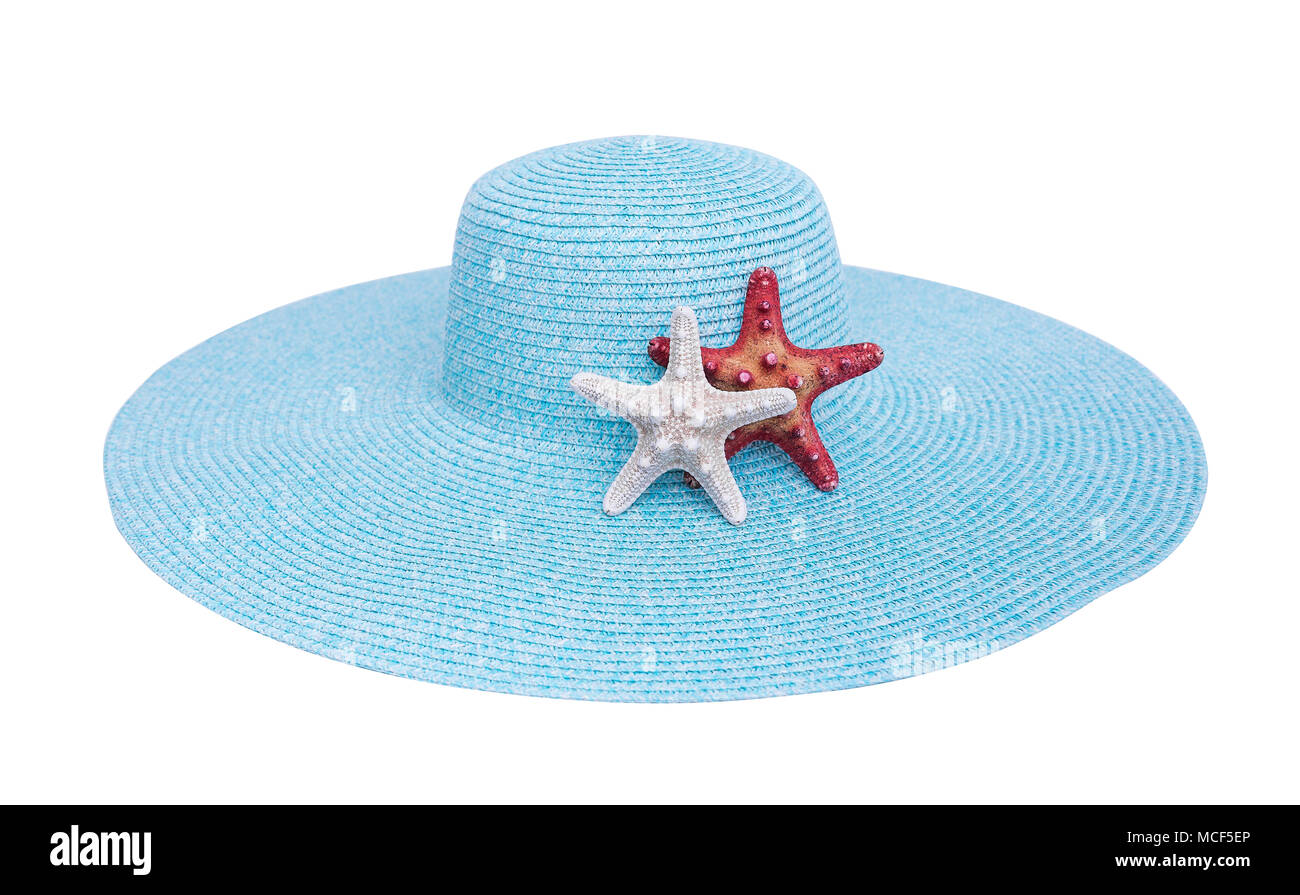 Star Fish Shell Hat Hat top view Cut Out Stock Images & Pictures - Alamy