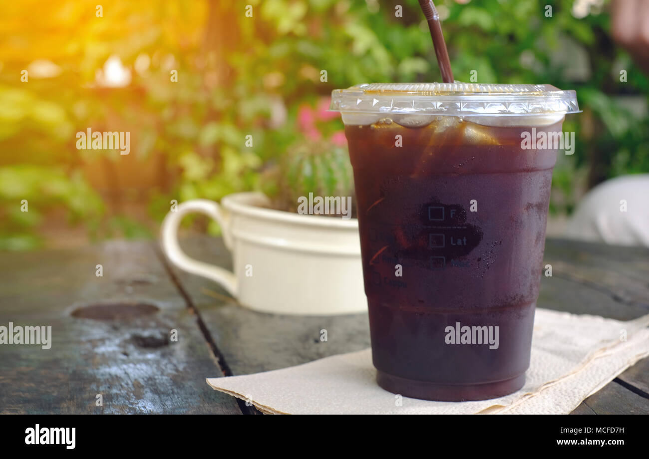 Iced americano hi-res stock photography 