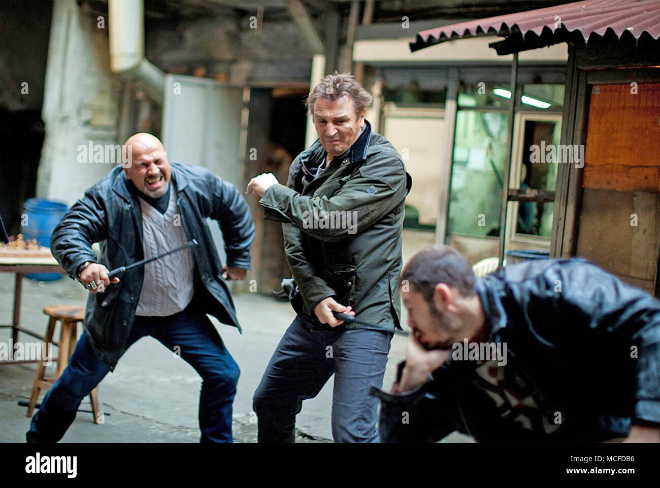 TAKEN 2 - 2012 EuropaCorp film with Liam Neeson Stock Photo