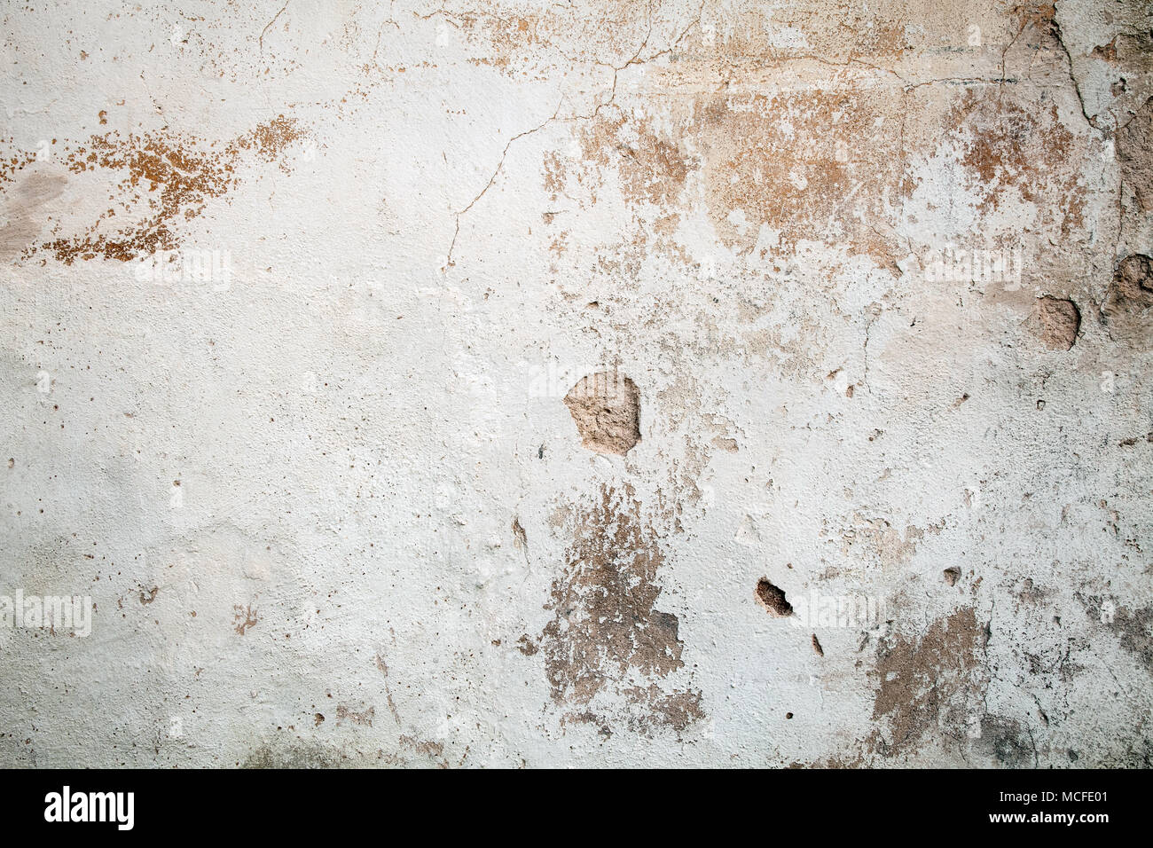 Brown plaster wall Stock Photo