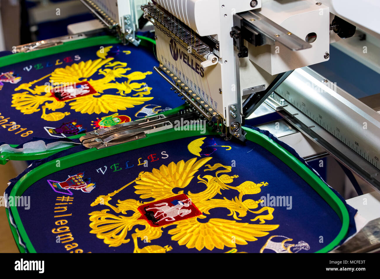 Embroidery factory hires stock photography and images Alamy