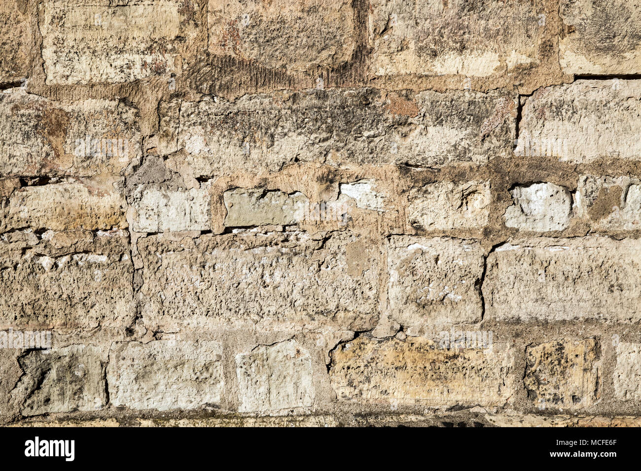 Gray brick wall Stock Photo