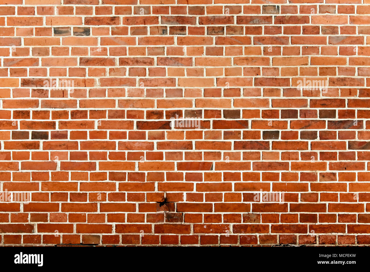 Red brick wall Stock Photo