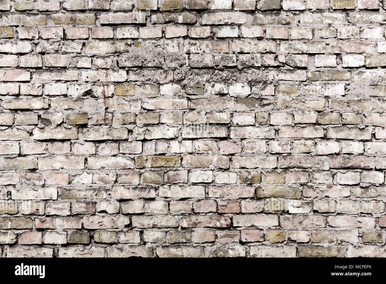 Grey brick wall Stock Photo