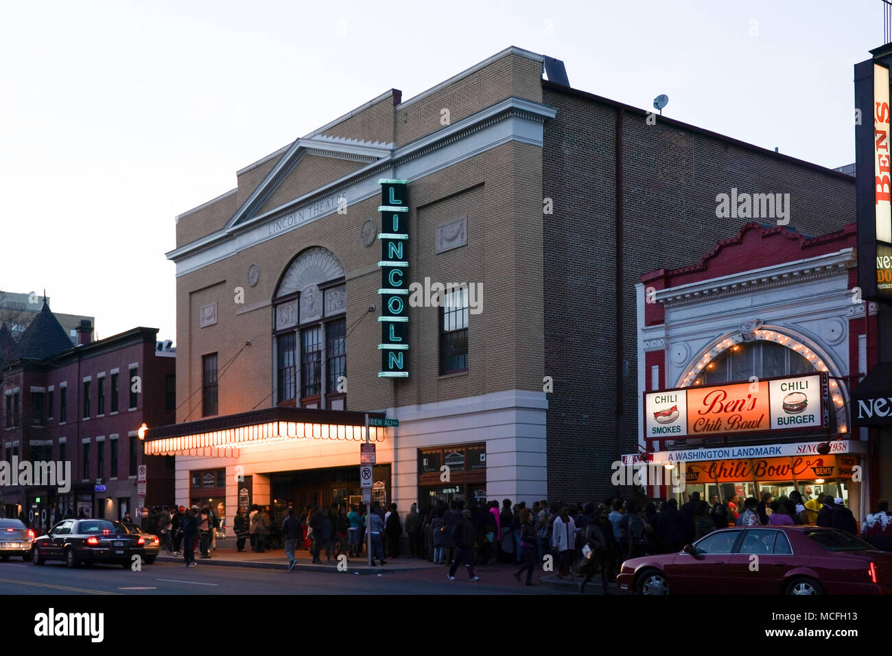The Lincoln theatre in Washington DC in the United States. From a series of travel photos in the United States. Photo date: Sunday, April 1, 2018. Pho Stock Photo