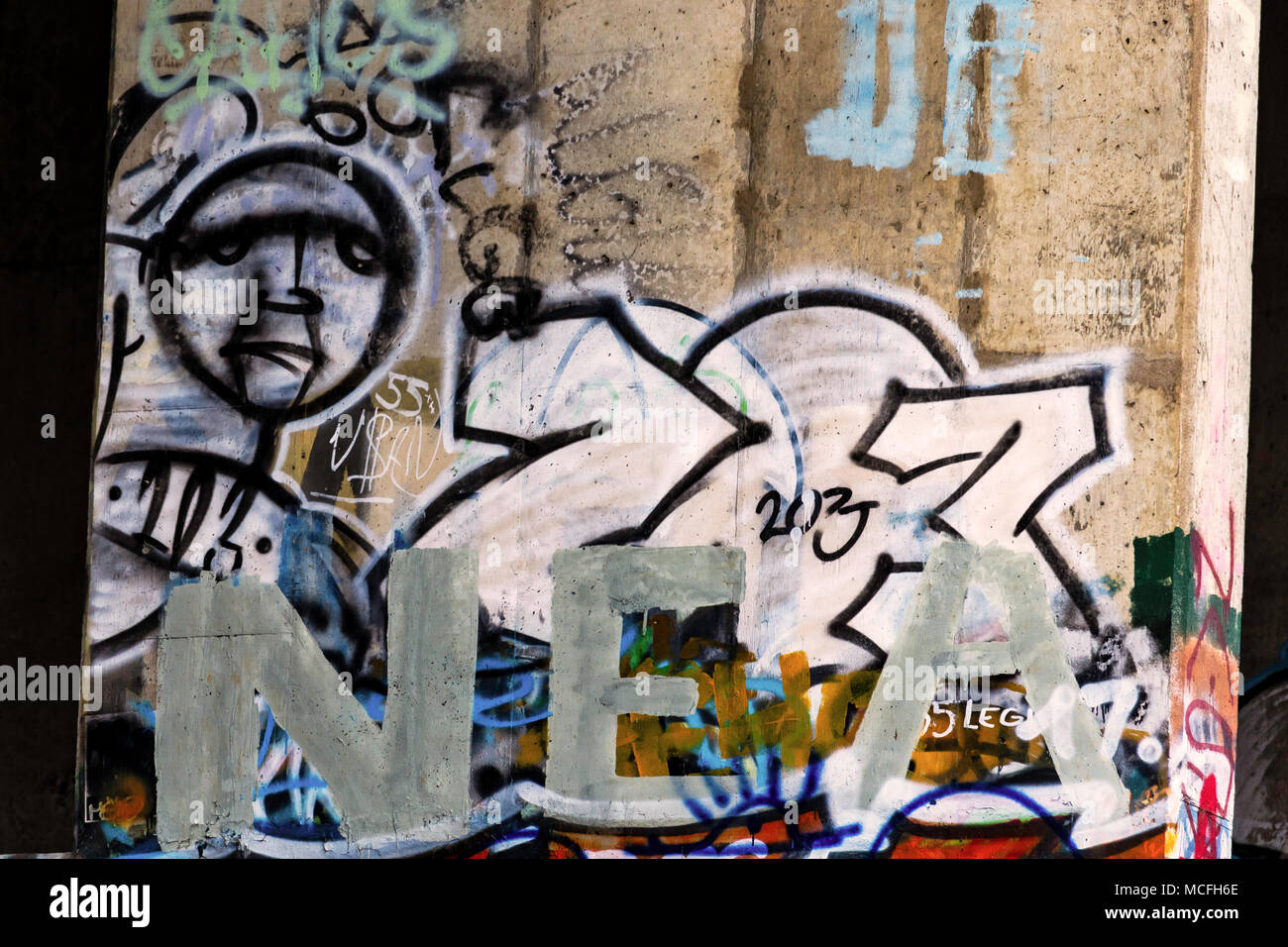 Graffitis & Tags Stock Photo
