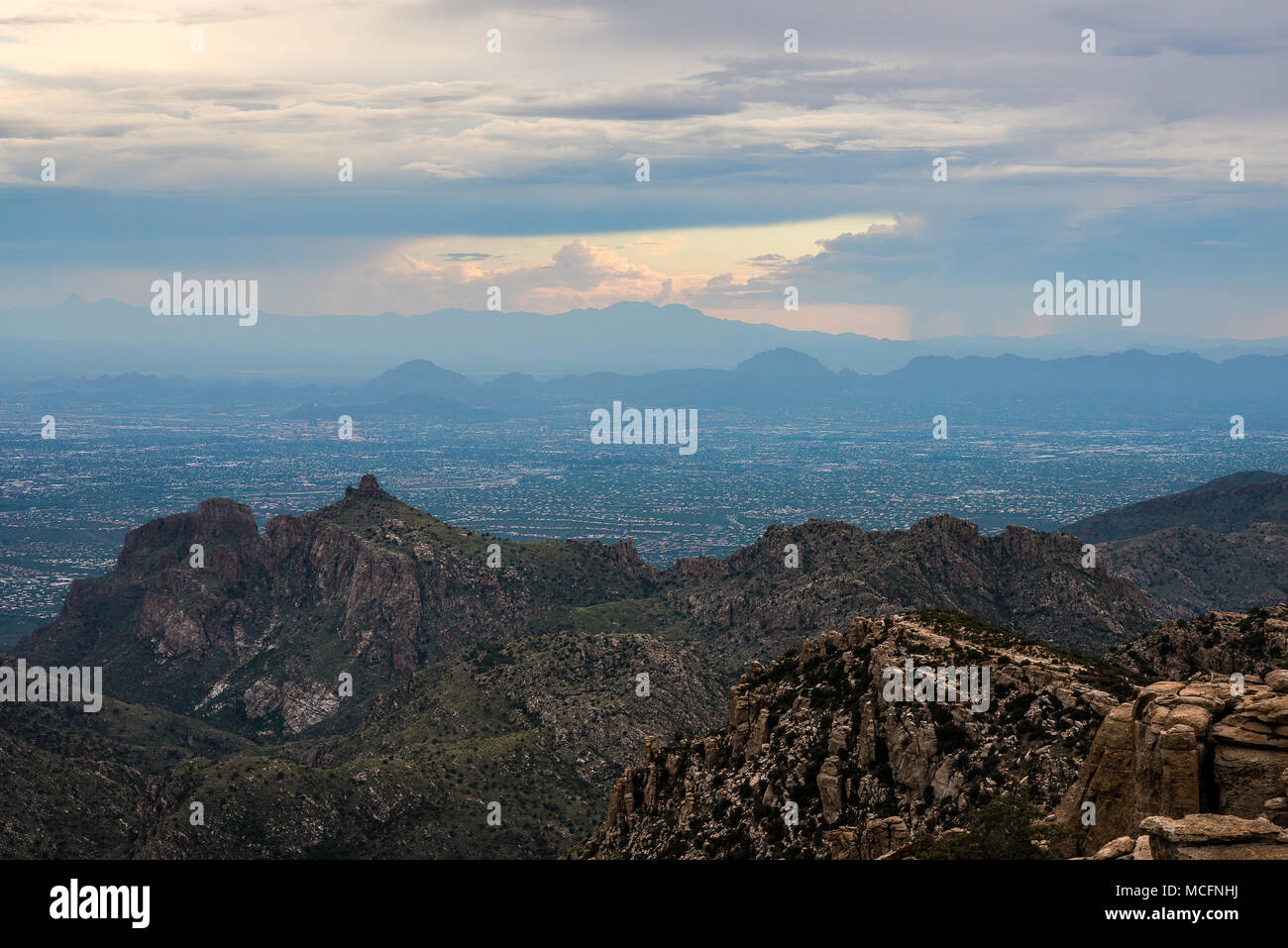 Mt. Lemmon in Tucson Arizona, USA Stock Photo